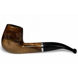 Cachimbo Bertoldi Elite Prateado Encerado – Chifre Natural (Filtro Permanente)